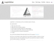 Tablet Screenshot of logiceditor.com